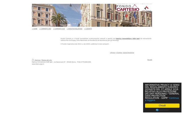 Screenshot of fondocartesio.it
