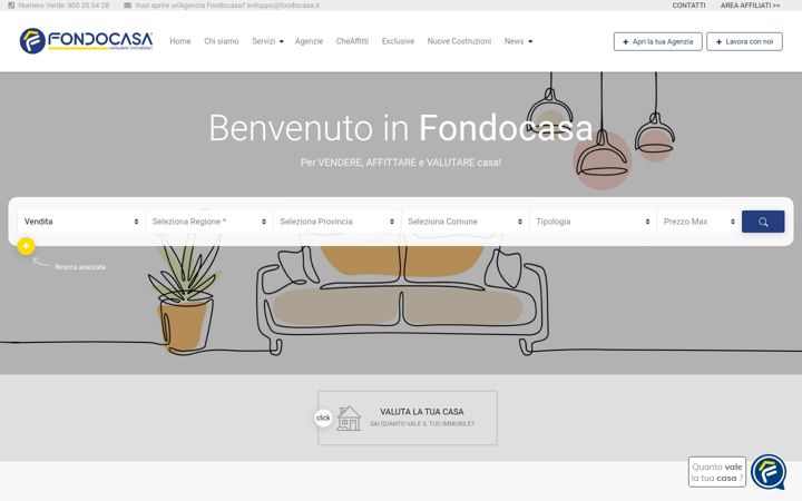 Screenshot di fondocasa.it