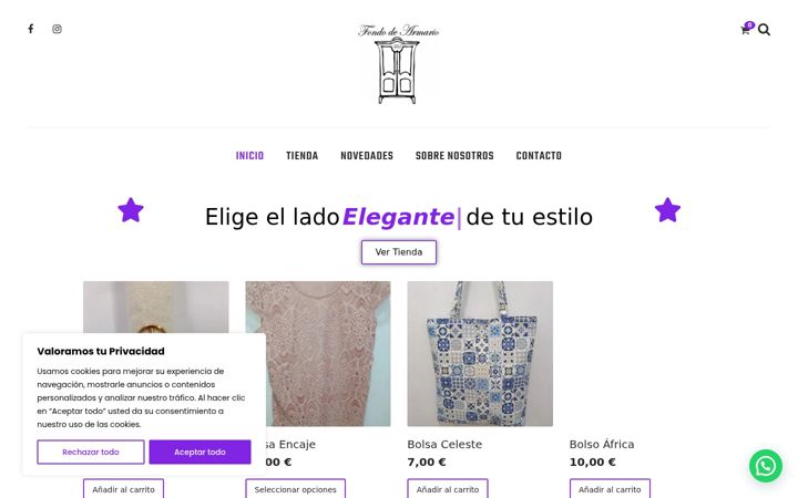 Screenshot of fondodearmarioalmeria.es