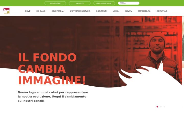 Screenshot of fondopegaso.it