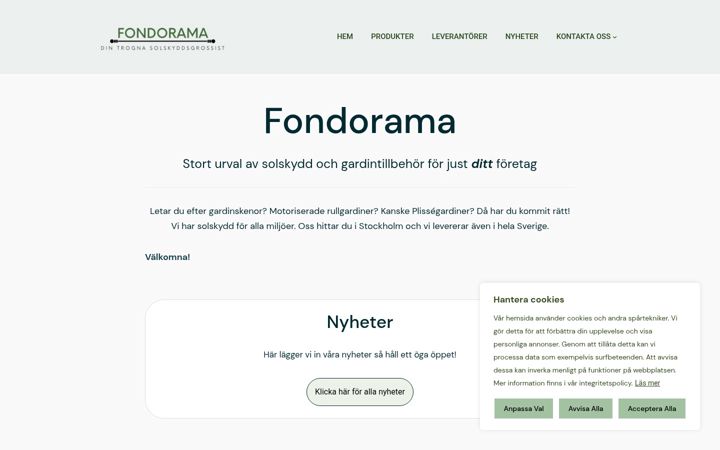 Screenshot of fondorama.nu