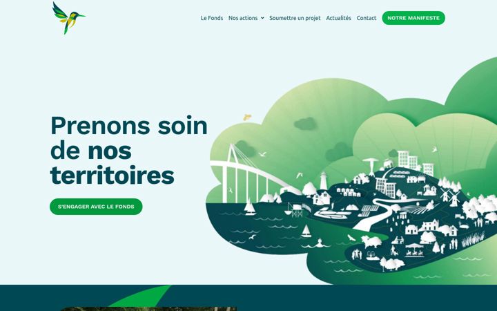 Screenshot of fonds-charier.fr