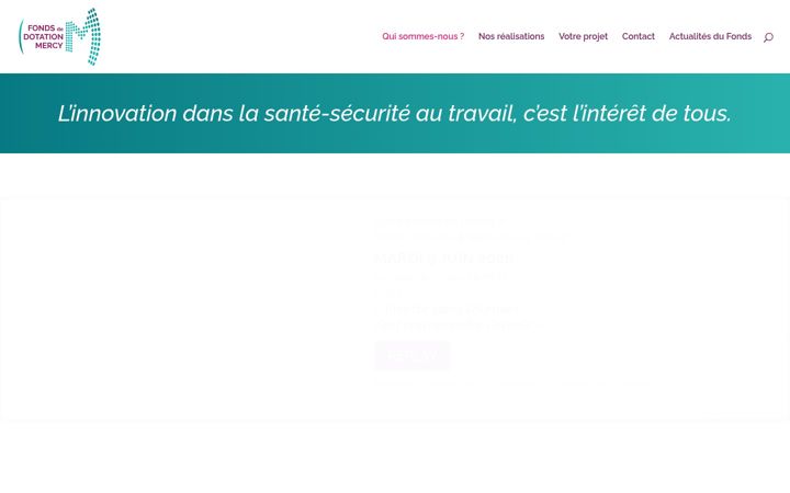 Screenshot of fonds-mercy.fr