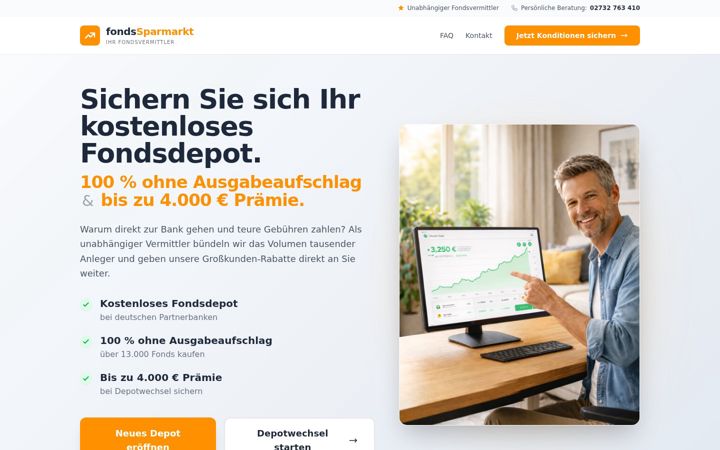 Screenshot of fonds-sparmarkt.de