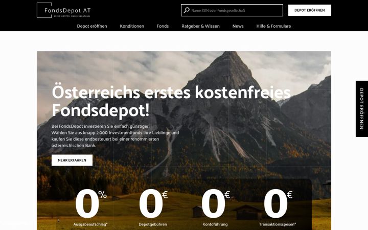 Screenshot of fonds-super-markt.at