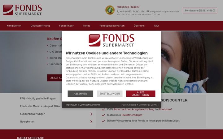 Screenshot of fonds-super-markt.de