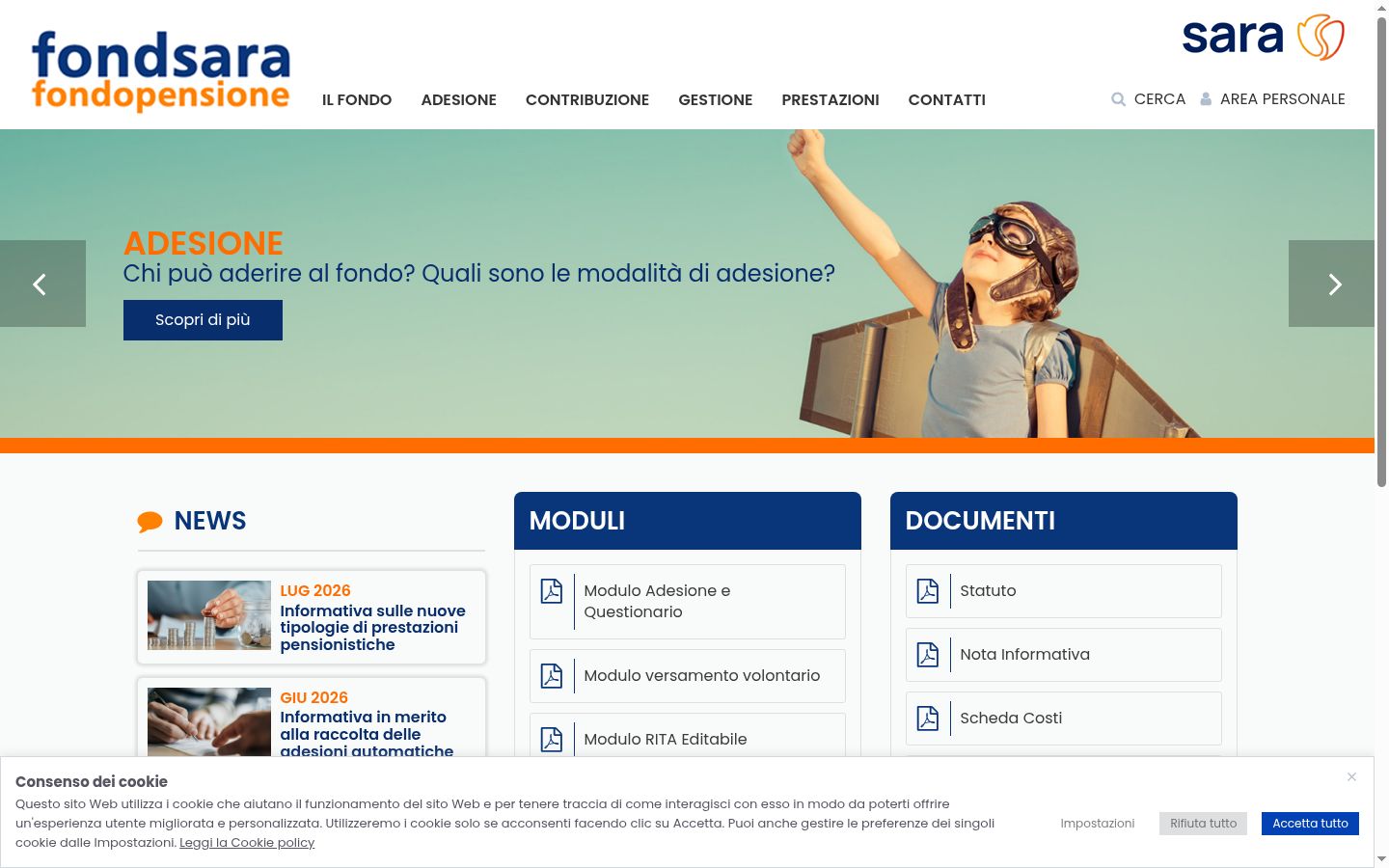 Screenshot tal-banner tal-kunsens muri qabel kwalunkwe interazzjoni
