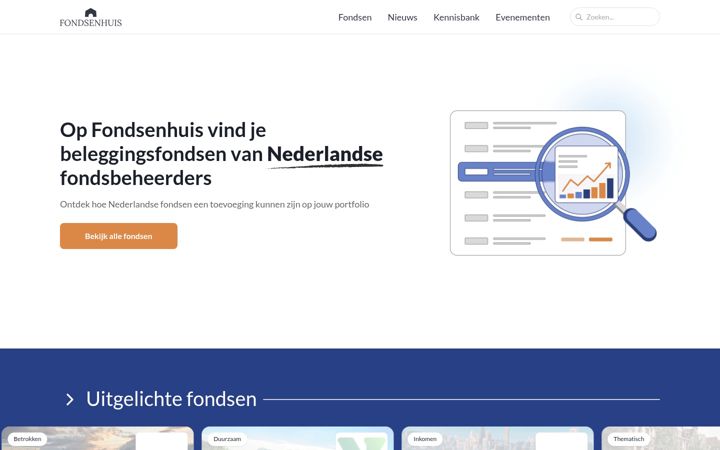 Screenshot von fondsenhuis.nl