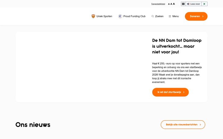 Screenshot of fondsgehandicaptensport.nl