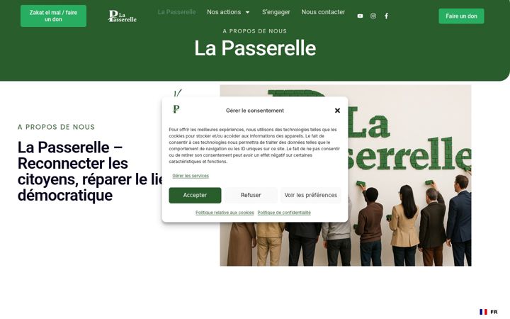 Screenshot of fondspasserelle.org