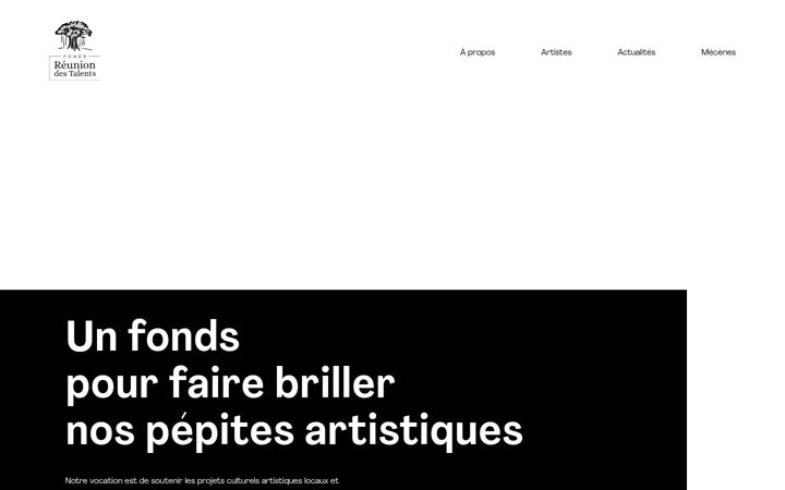 Screenshot of fondsreuniondestalents.fr