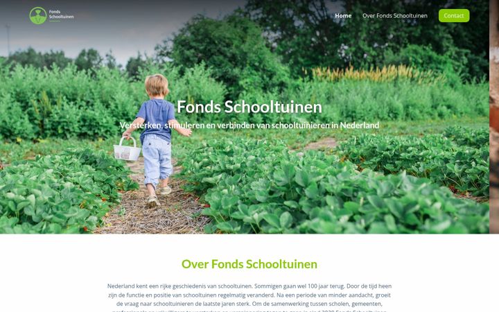 Screenshot of fondsschooltuinen.nl