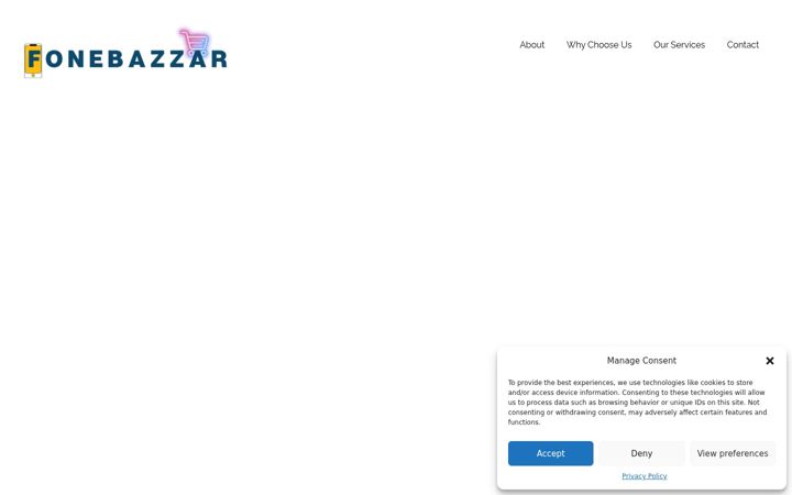 Screenshot of fonebazzar.uk
