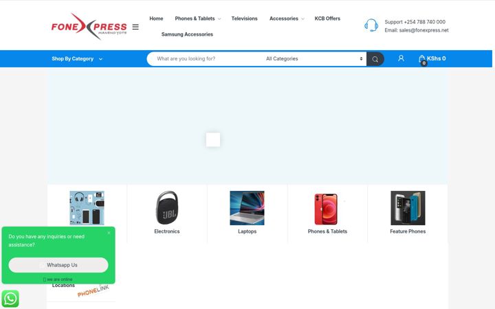 Screenshot of fonexpress.net