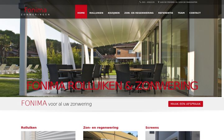 Screenshot of fonima.nl