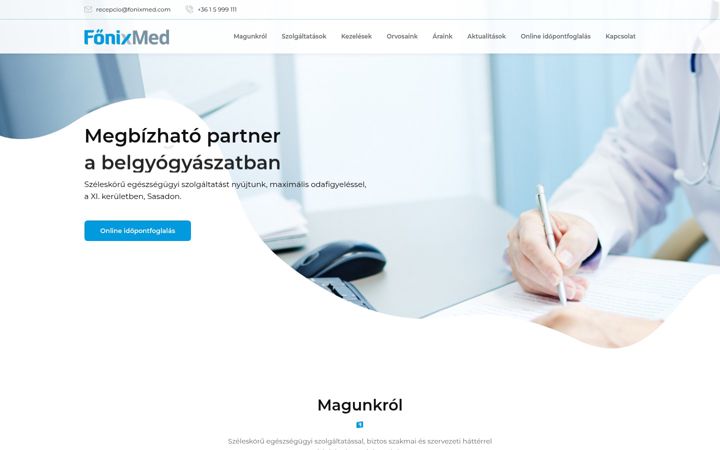 Screenshot of fonixmed.com
