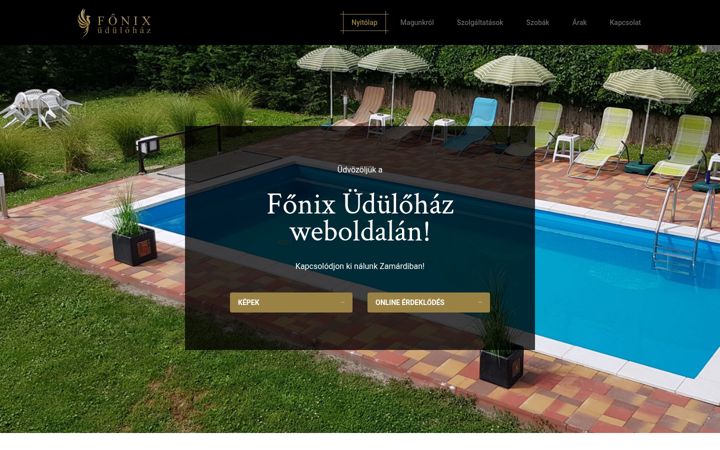 Screenshot of fonixudulohaz.hu