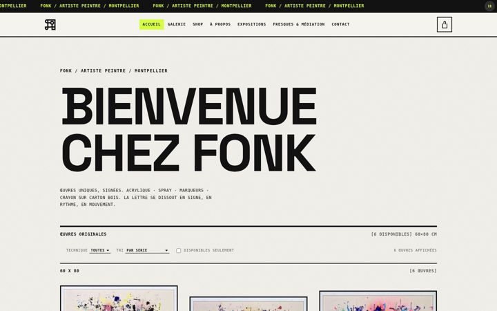 Screenshot of fonk.fr