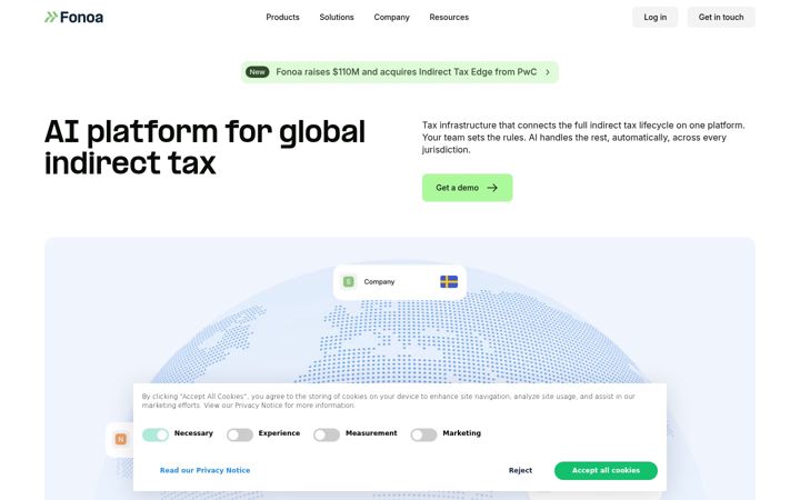 Screenshot of fonoatech.com