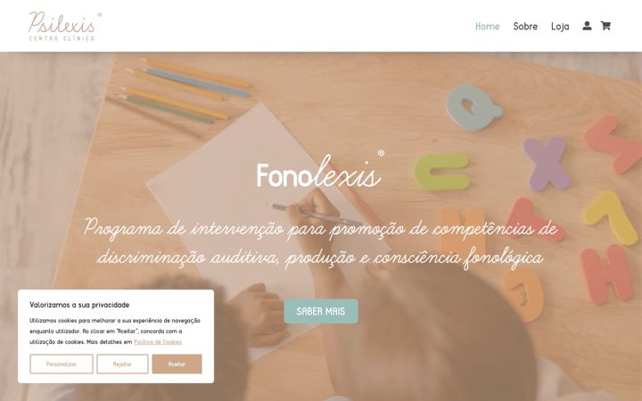 Screenshot of fonolexis.pt
