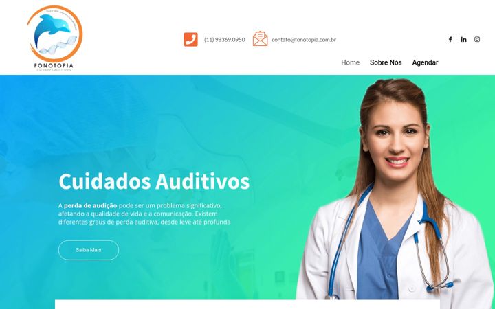 Екранна снимка на fonotopia.com.br