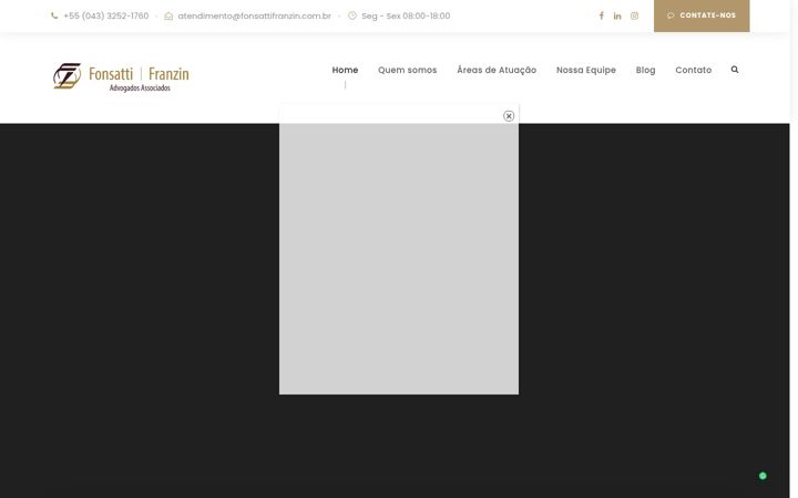Екранна снимка на fonsattifranzin.com.br