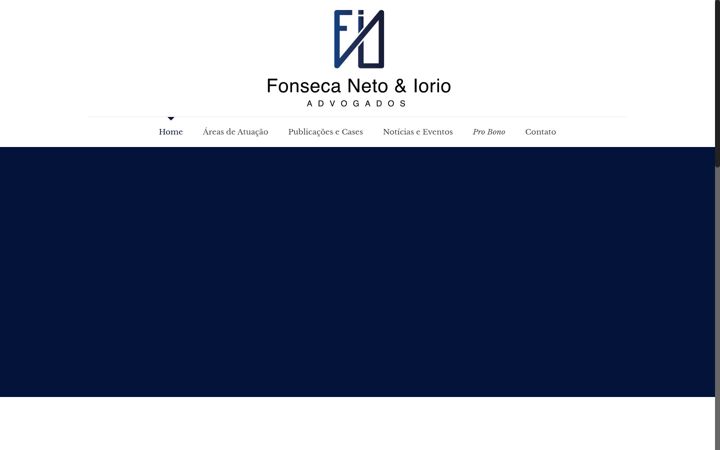Screenshot of fonsecanetoeiorioadvogados.com.br