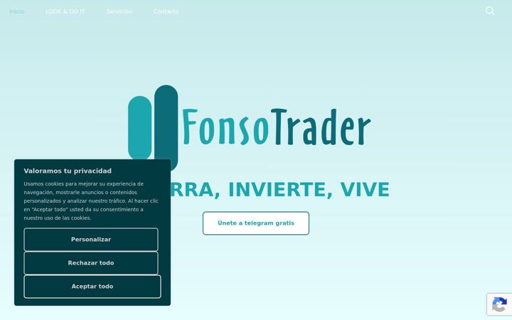 Screenshot of fonsotrader.com