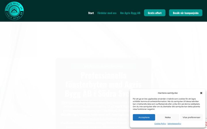 Screenshot of fonster-byte.se