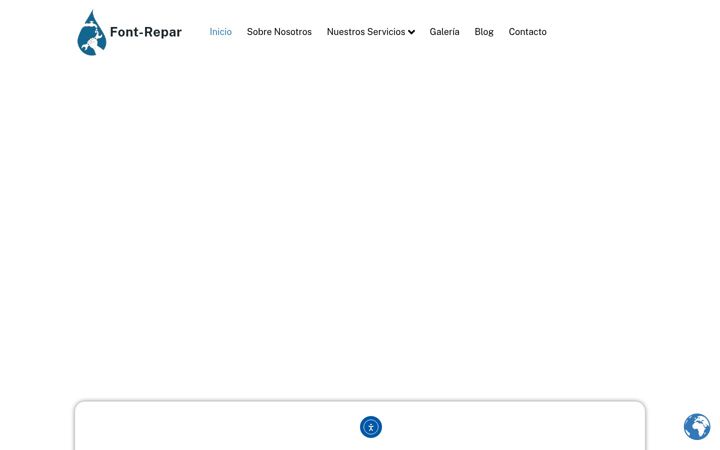 Kuvakaappaus sivustosta font-repar.es
