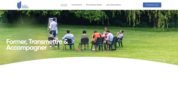 Screenshot of fontaine-formation.fr