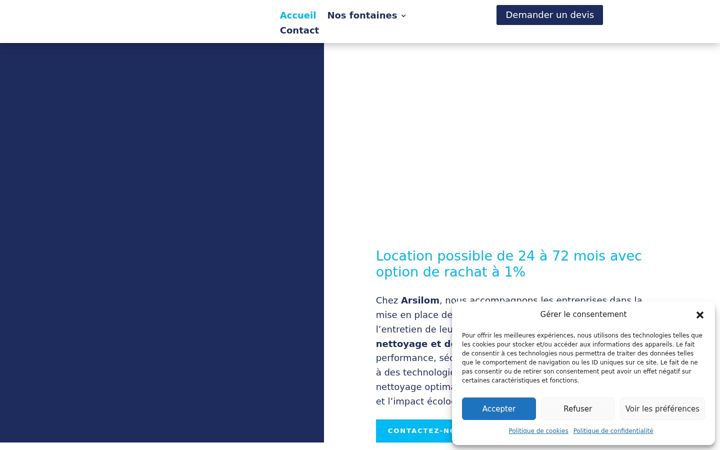 Screenshot of fontaine-nettoyage.fr
