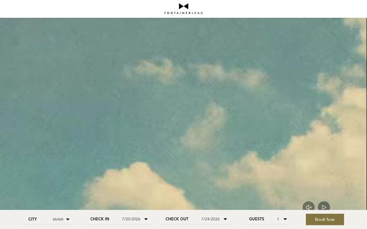 Screenshot of fontainebleau.com