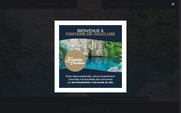 Screenshot of fontainedevaucluse.fr