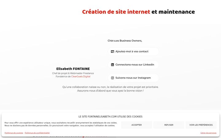 Screenshot of fontainelisabeth.com