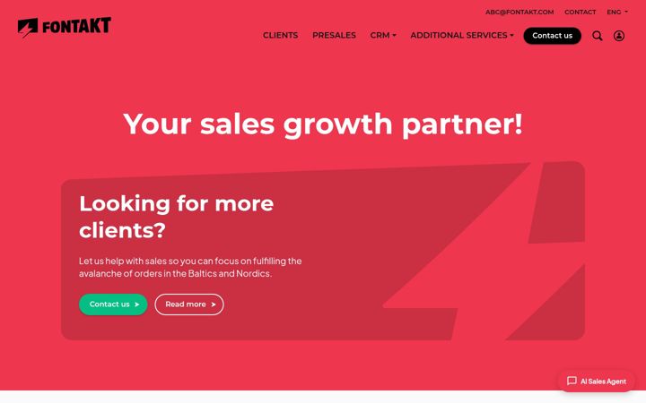 Screenshot of fontakt.com