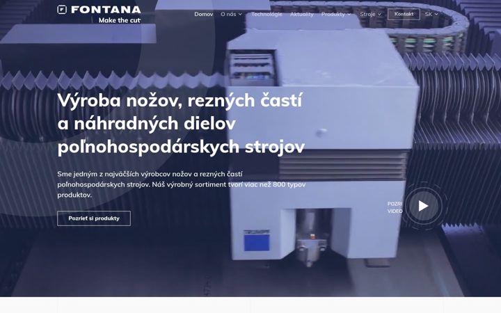 Screenshot di fontana-dk.sk