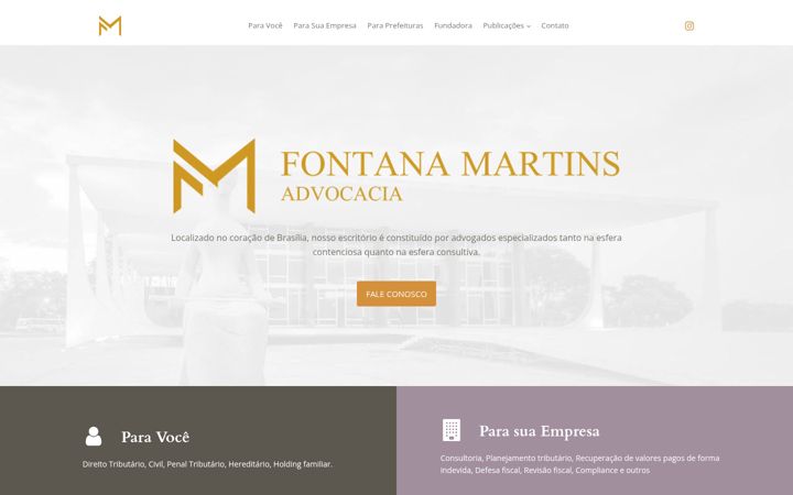 Екранна снимка на fontanamartins.com.br