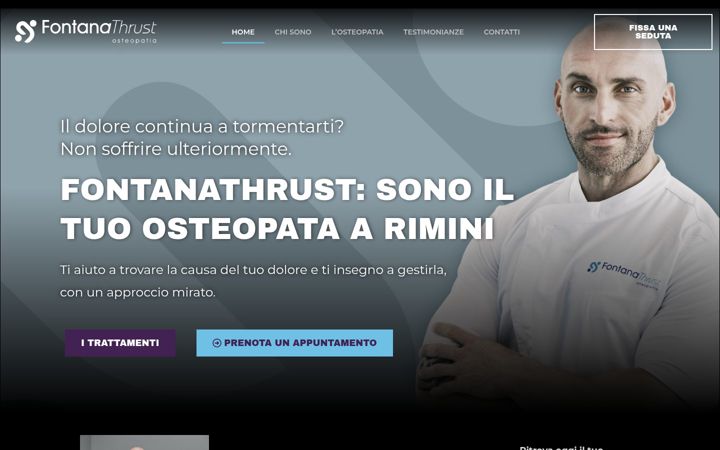 Screenshot of fontanathrust.it