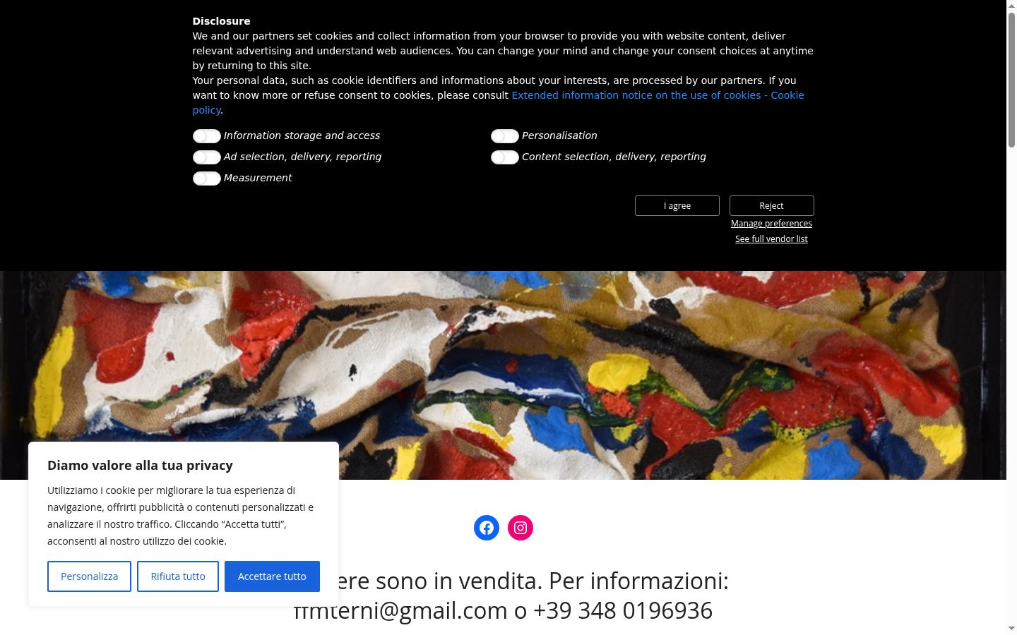 Screenshot tal-banner tal-kunsens muri qabel kwalunkwe interazzjoni