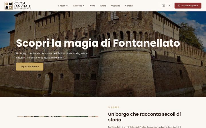 Screenshot of fontanellato.org