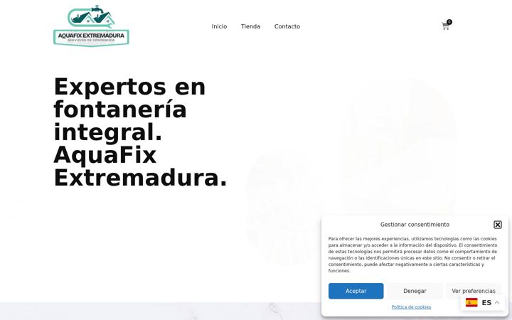Screenshot of fontaneriacanamero.com