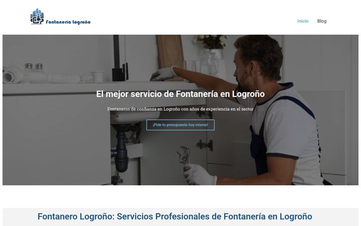 Screenshot of fontanerialogrono.es
