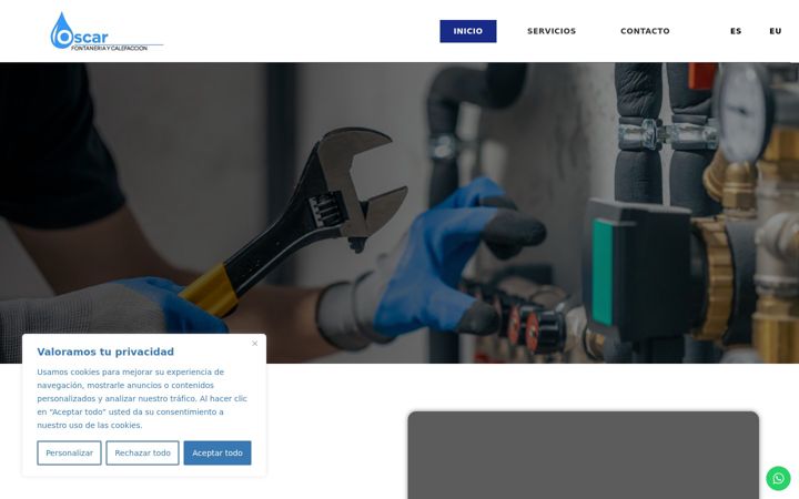 Screenshot of fontaneriamon.com