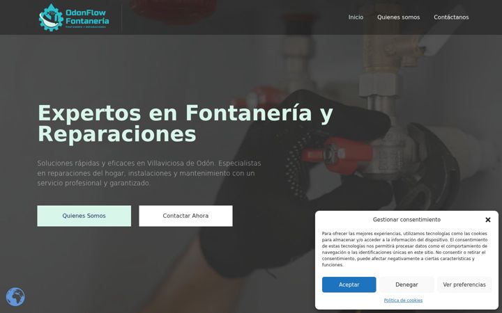 Screenshot of fontaneriaodon.com
