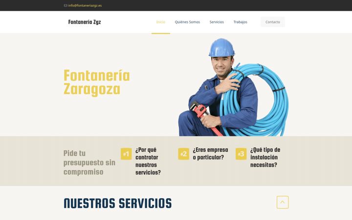Screenshot ta' fontaneriazgz.es