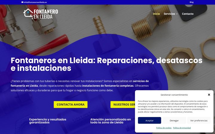 Screenshot ta' fontaneroenlleida.es