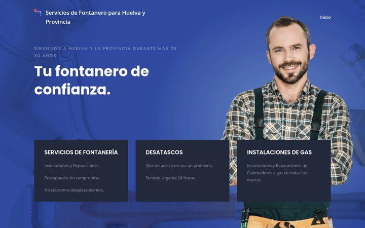 Screenshot ta' fontanerohuelva.es