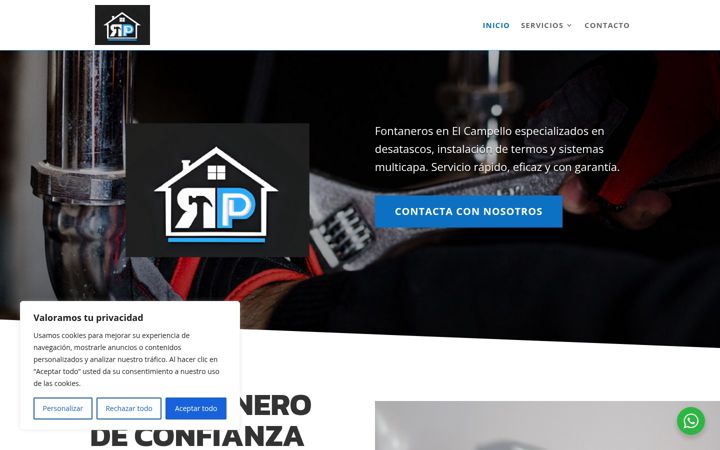 Screenshot of fontanerorenovapro.es