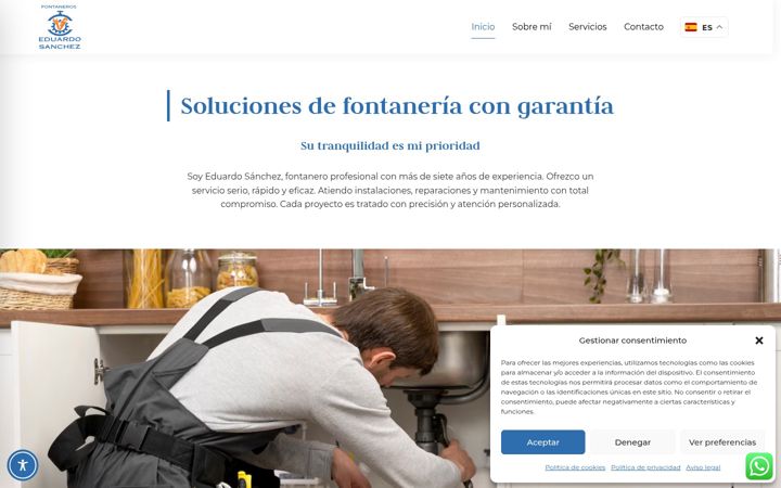 Screenshot of fontaneroseduardo.com